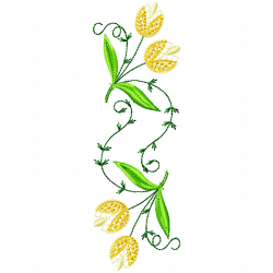 Flowers Embroidery Design 7
